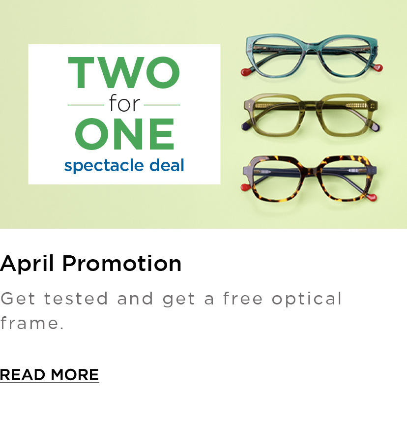 TWO for ONE Spectacle Deal