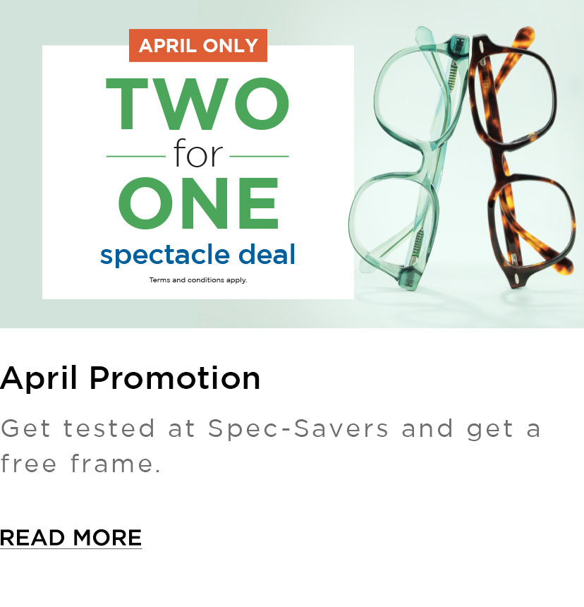 TWO for ONE Spectacle Deal